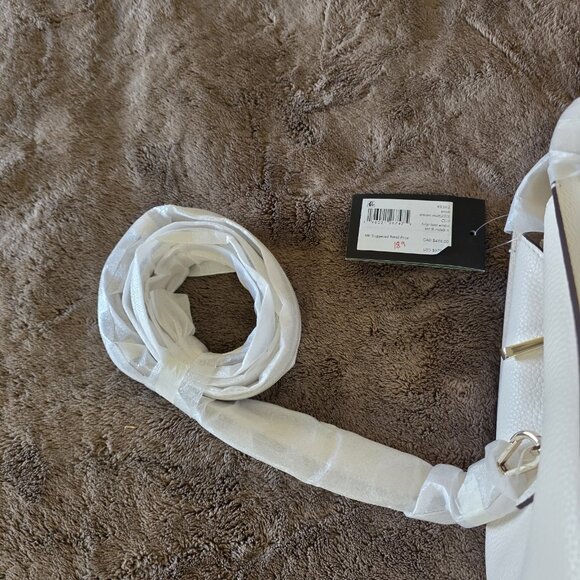 Kate Spade New York Knott Tulip Toss Floral Leather Crossbody Tote White NWT - Picture 14 of 16